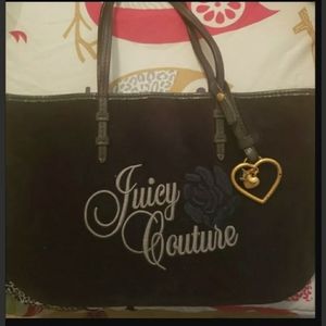 Juicy couture velour tote bag